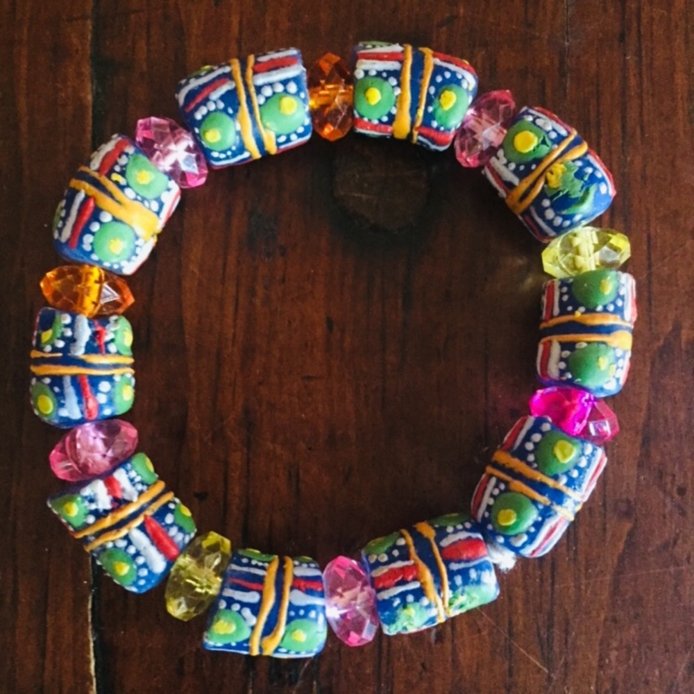 🌞🌛✨StunningSet African Artist Necklace Bracelet - Picture 6 of 8